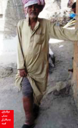 أحد الضحايا المتضررين - تصوير حسان